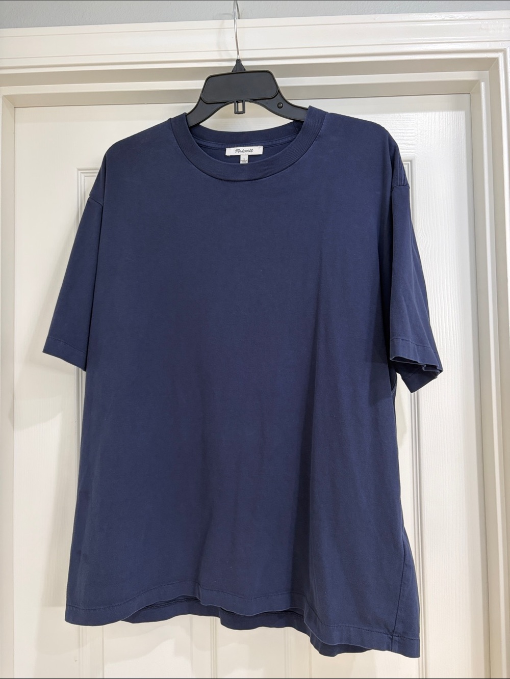 Madewell Navy Short-Sleeve Crew Tee